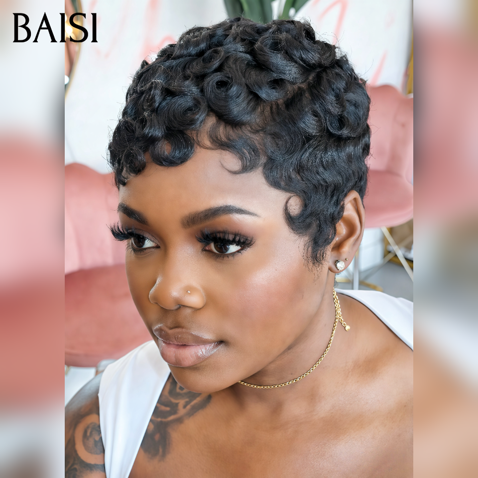 BAISI Promo Limitée 13X4 lace perruques chioma 39€ Sans Colle en 100% vrais cheveux humains