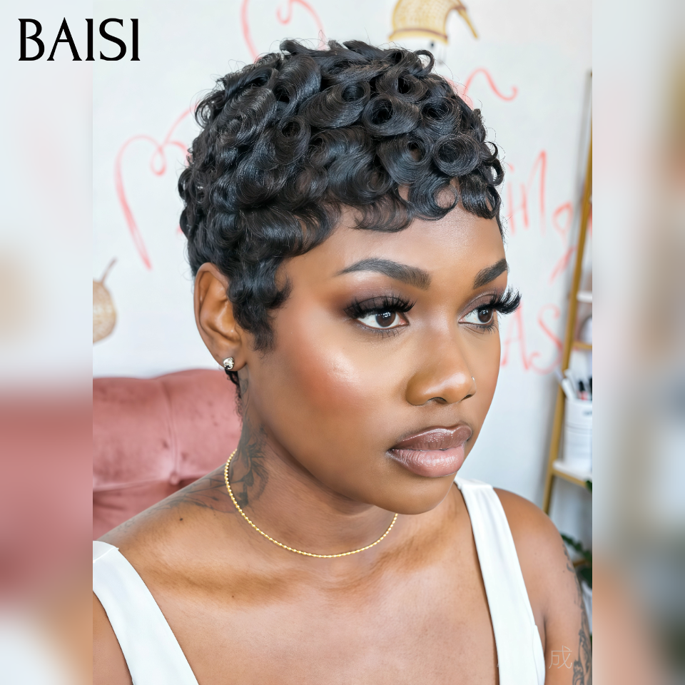 BAISI Promo Limitée 13X4 lace perruques chioma 39€ Sans Colle en 100% vrais cheveux humains