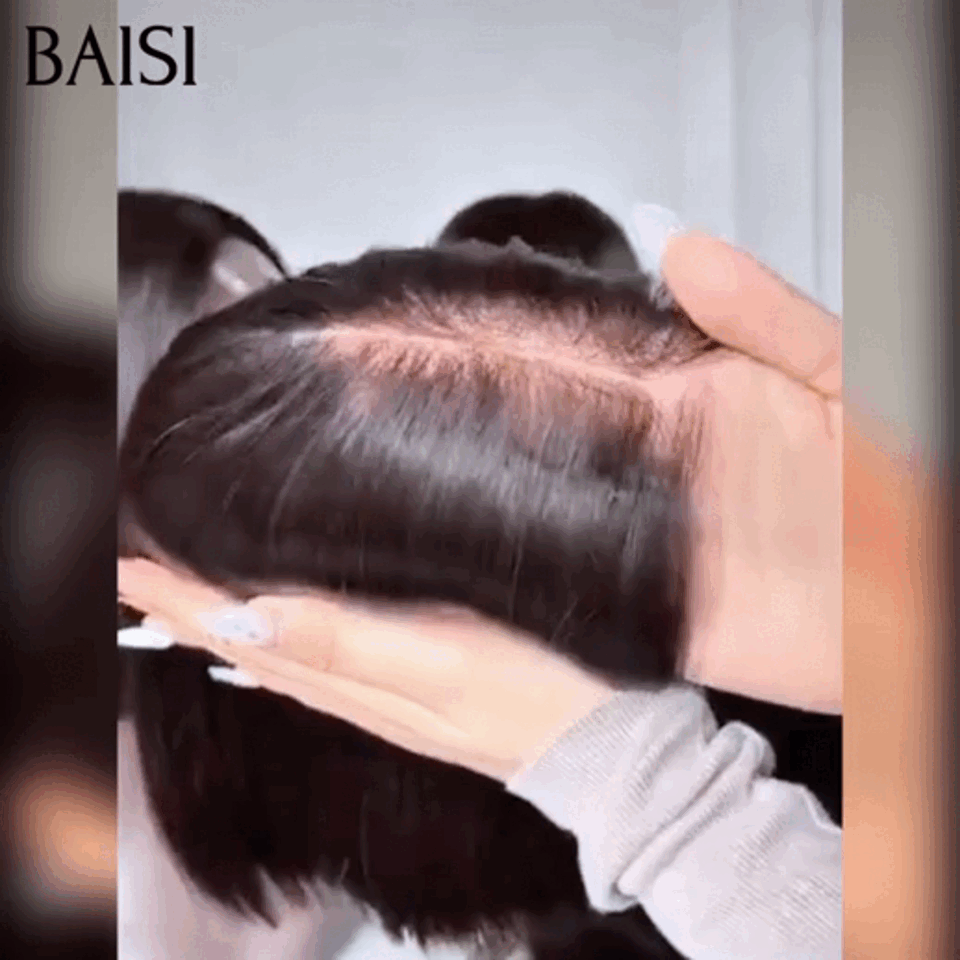 BAISI 2x6 Lace Frontal Perruques de Luxe SDD Closure Perruque Lisse En 100% Cheveux Humains Vietnam Hair de 20 ans d' utilisations