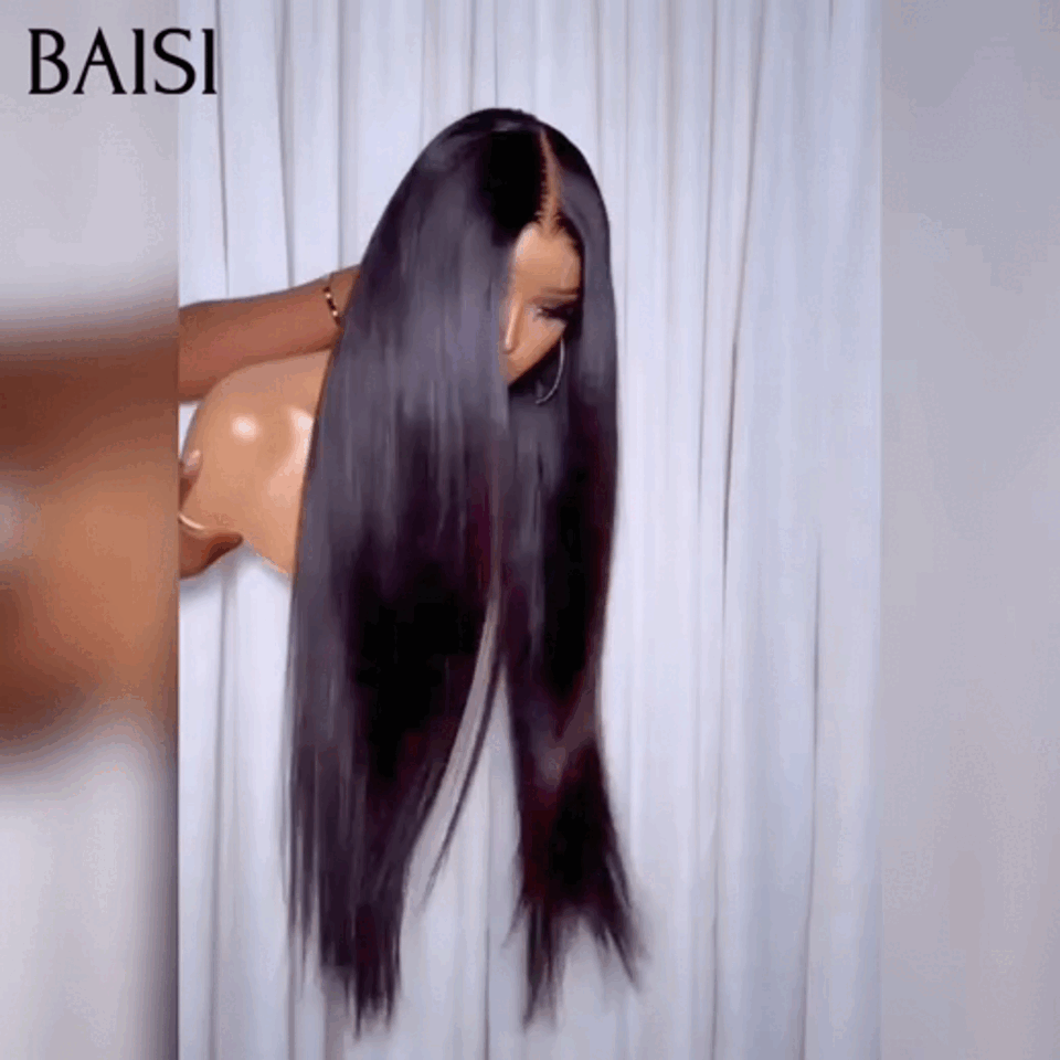 BAISI 2*6 Lace Closure Wig In 100% Human Hair