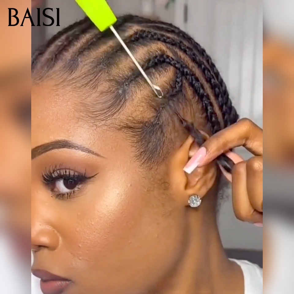 Nouvelles tendances en matière de perruques en 2026 Extensions de Cheveux Humain Plume Double Tête Style Crochet Hair Sans Colle Deep Wave 100% Naturel Invisible & Confort, Garantie 20 ans