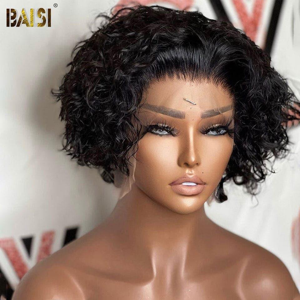 BAISI OLIVIA BOB curly en Couleur Marron ou NOIR 100% Cheveux Humains