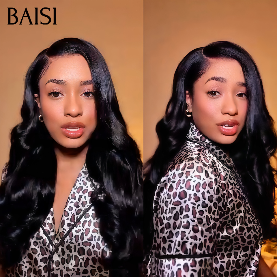 13x4 lace frontal Perruque Body wave 20 Pouces en couleur NOIR 99€ en France en 100% Cheveux Humains