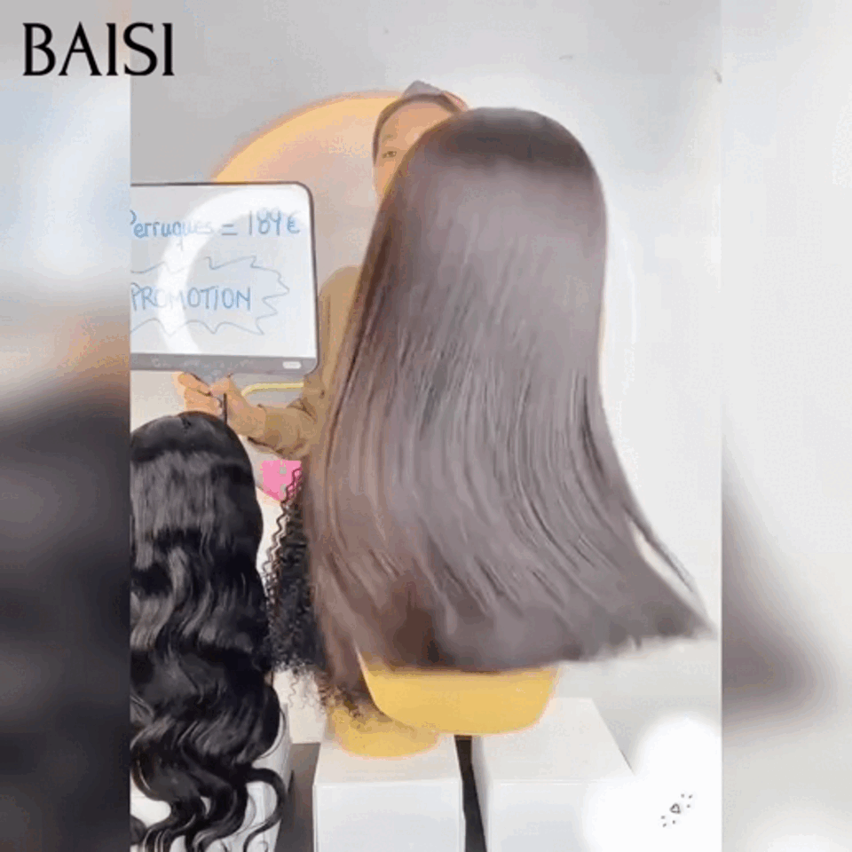 Vente flash 3 perruques 189€ 13x4 lace frontale body wave 20 pouces et 4x4 lace lisse 10 pouces et 4x4 lace curly wave 18 pouces en 100% Cheveux Humains for black women