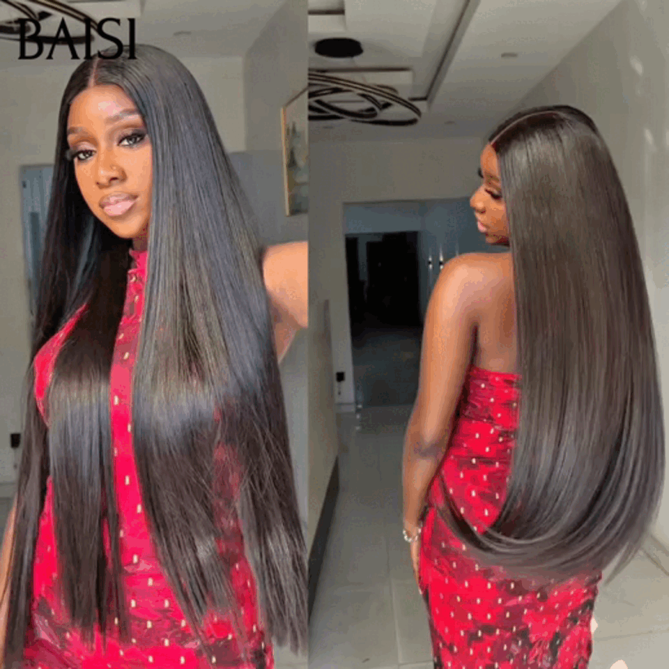BAISI perruques 2x6 lace Lisse naturel NOIR en 100% vrais cheveux humains Prix à partir de 80€ 100% Cheveux Vietnam Hair