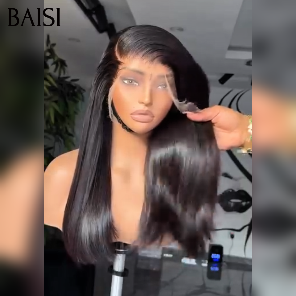 BAISI Qualité SDD Bone Straight Vietnam Hair 9x6 Lace 8 pouces 115€ Sans Colle 250% Densité 100% Vietnam Hair