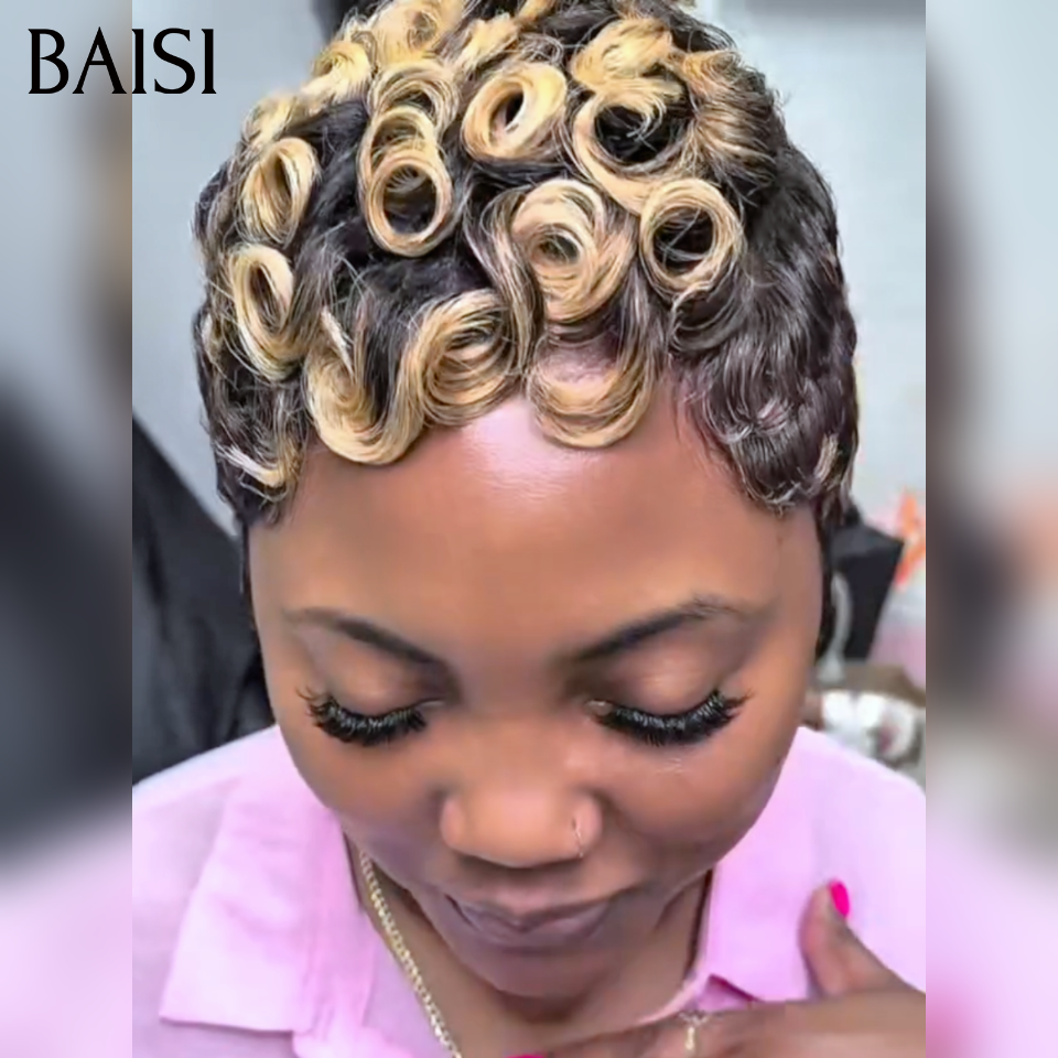BAISI Perruque PROMO Chioma 45€  sans Colle Fabriqué à la machine en 100% vrais cheveux humains