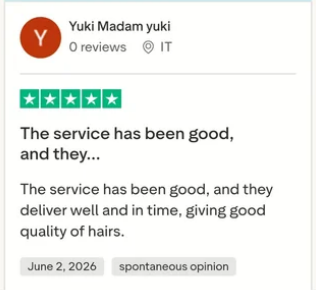 BAISI Perruque Fabriqué à la Machine Pré-plucked Pas Besoin de Colle Pixie PROMO 45€ en 100% vrais cheveux humains WG