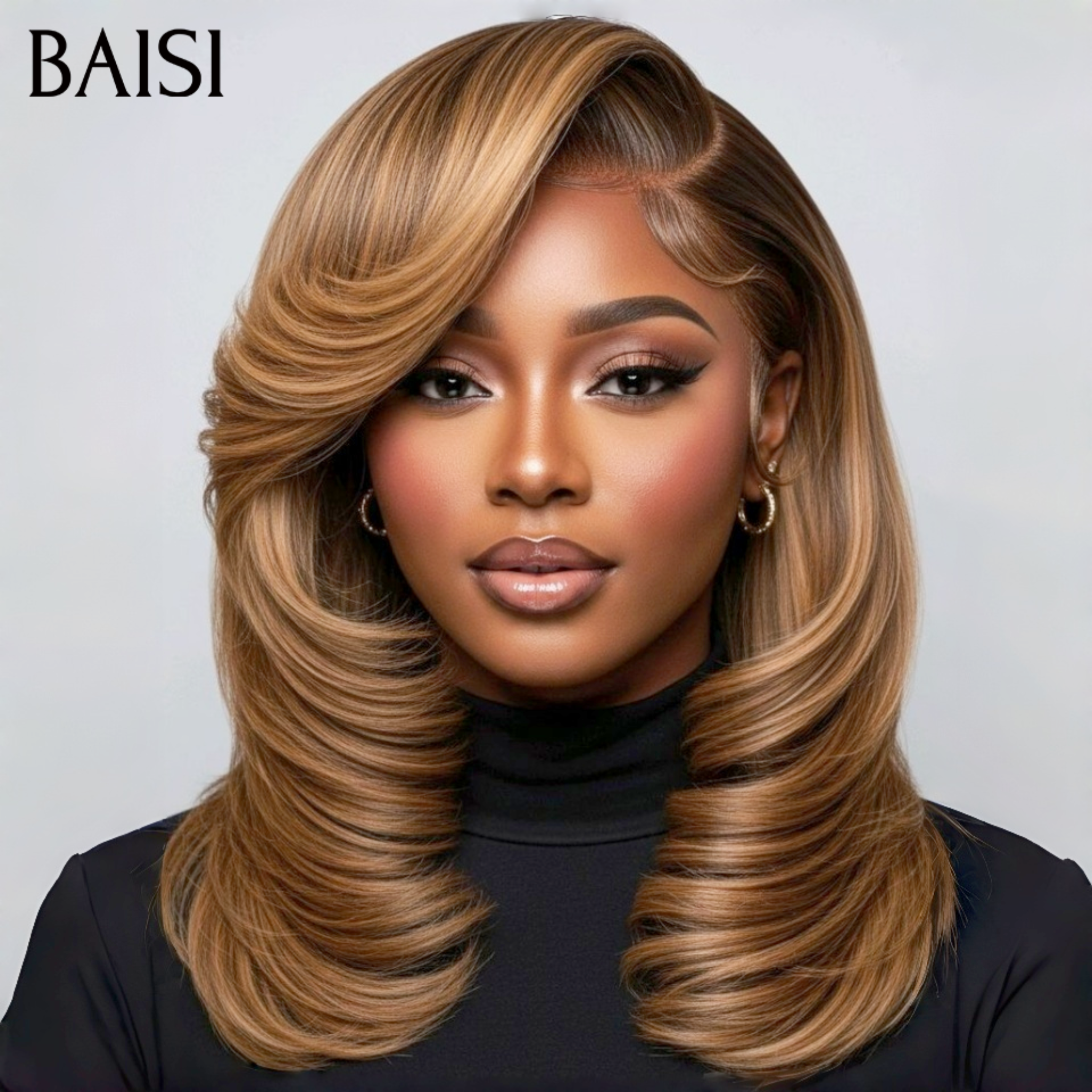 BAISI 4 Perruques pour revendre 339€ Facile à Revendre de perruques différents 24 pouce + 18 pouce +12 pouce + 10 pouce  PROMO 100% Cheveux Humains