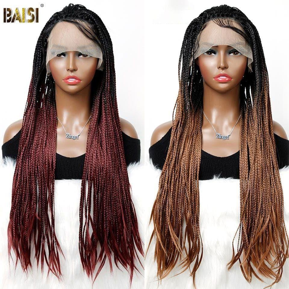 BAISI Box Braide Natte Longue En Cheveux Synthetiques 26 pouces
