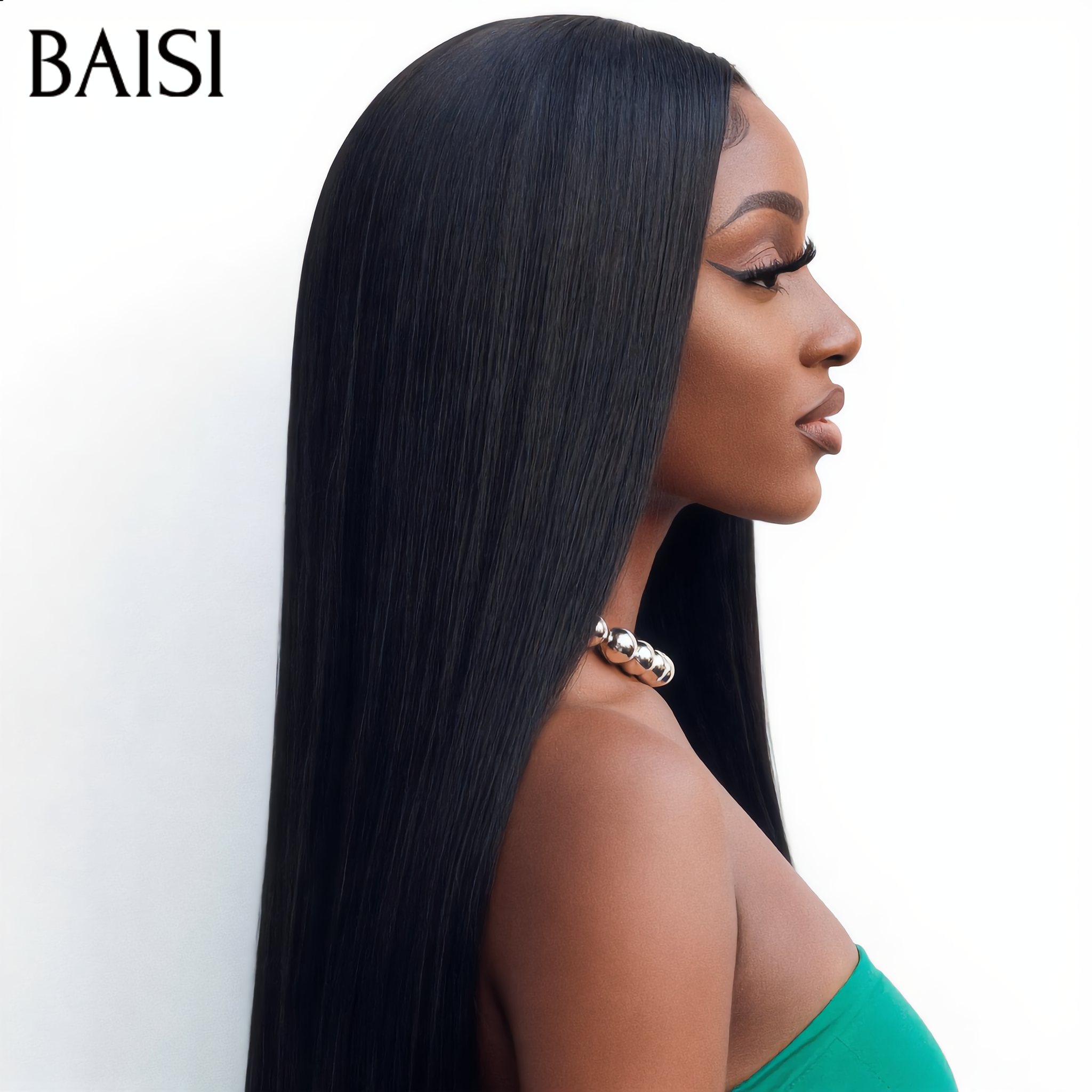 Perucas de Luxo BAISI 13x4, lisas, 18 polegadas, 169€ 250% densidade, A2, feitas com cabelo double drawn