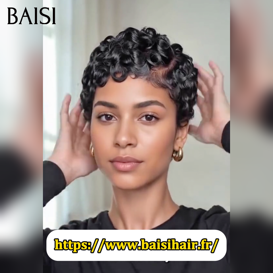 Usine grossiste 1 pixie finger frontale 59€ Confortable  porter Aéré sans avoir chaud ou 10 Perruques en Soldes 150€ en 100% Cheveux Humains