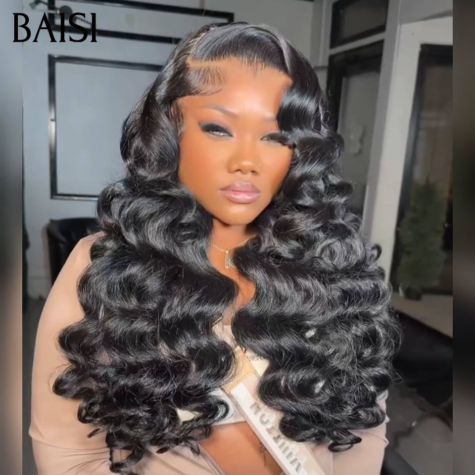 txt
BAISI Peruca 13X4 Lace Frontal, Ondulado Natural, 100% Cabelo Humano de Boa Qualidade