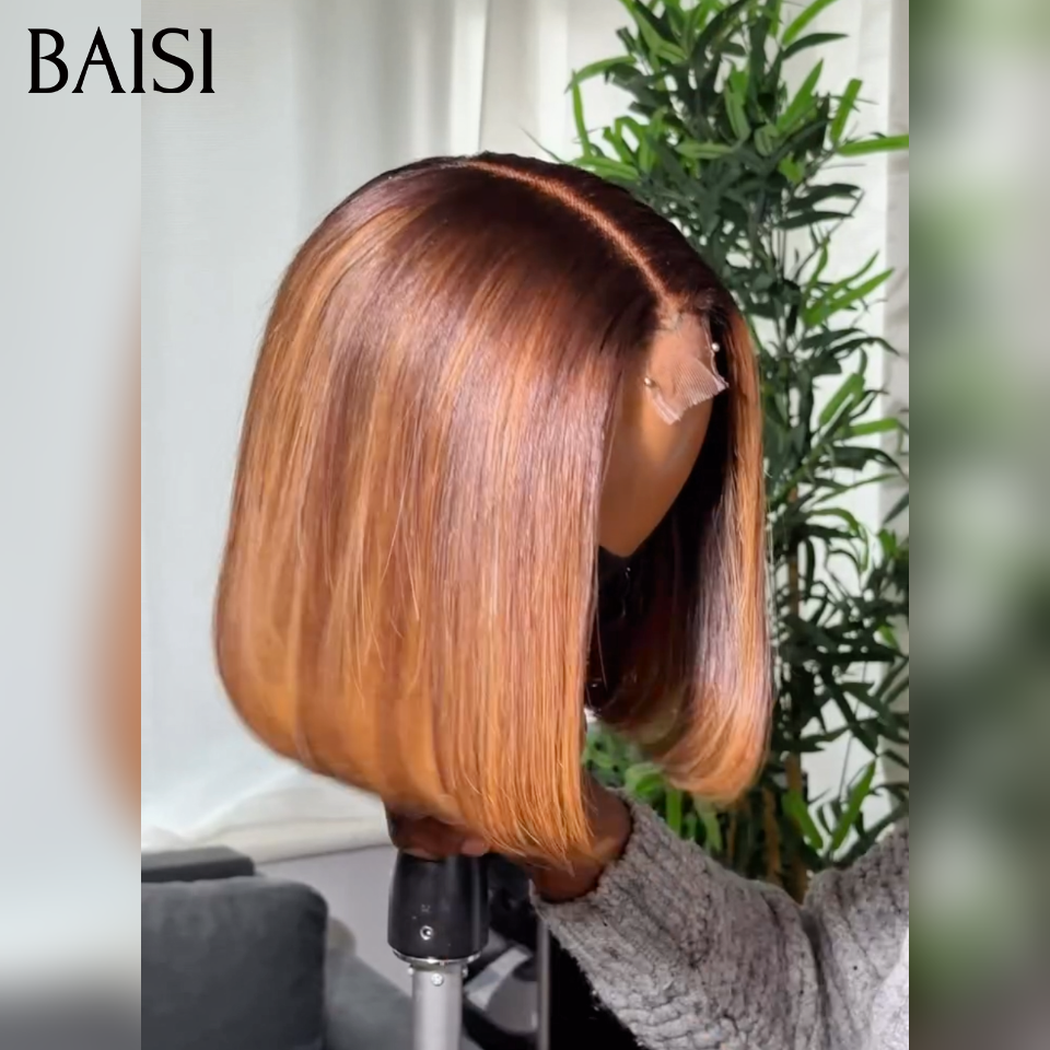 Perruques 2x6 lace bob Lisse Vietnam Hair en couleur marron Qualité Haut de Gamme en 100% Cheveux Humains