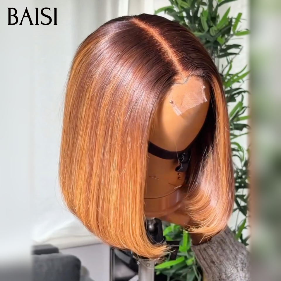 Perruques 2x6 lace bob Lisse Vietnam Hair en couleur marron Qualité Haut de Gamme en 100% Cheveux Humains