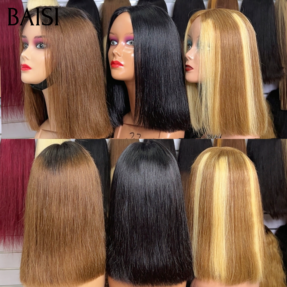 BAISI 6 Perucas por Grosso 438€ 6 estilos diferentes de perucas em 100% Cabelo Humano BS65