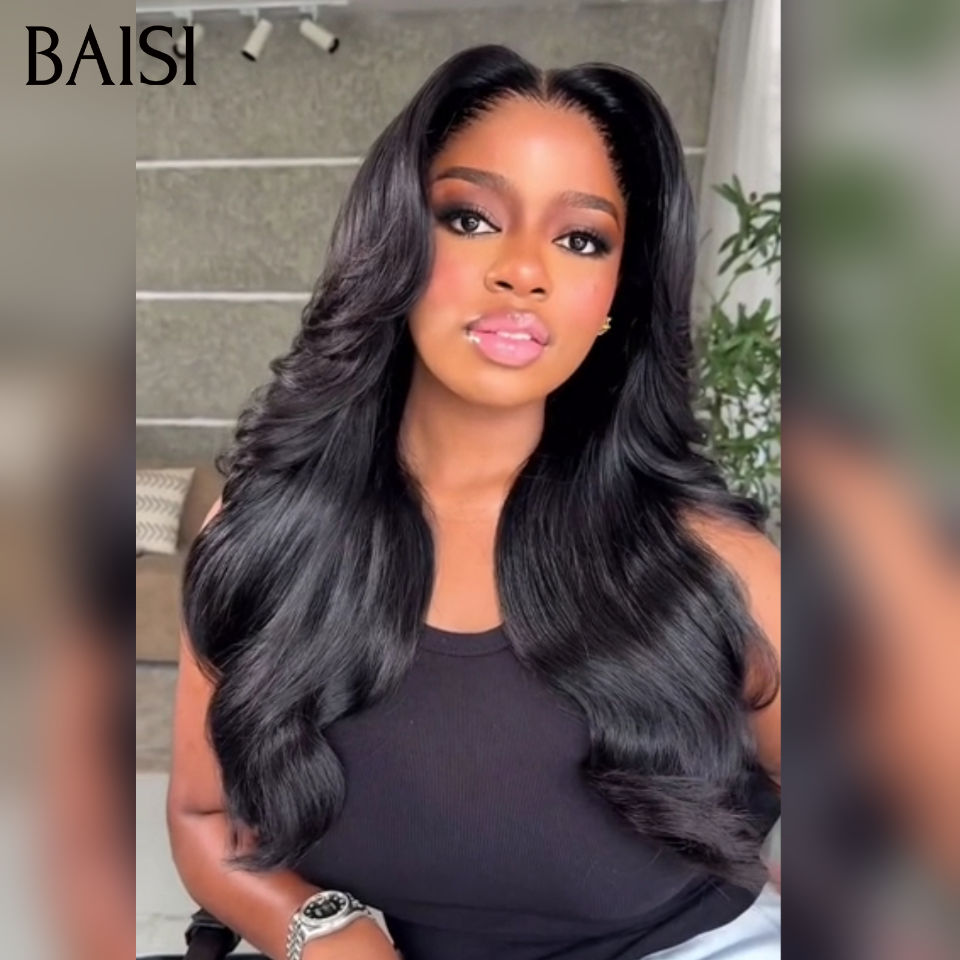 BAISI 2 Frontal Wigs €340 Glueless Easy to Wear in 100% real human hair Lace already cut Code: FR20