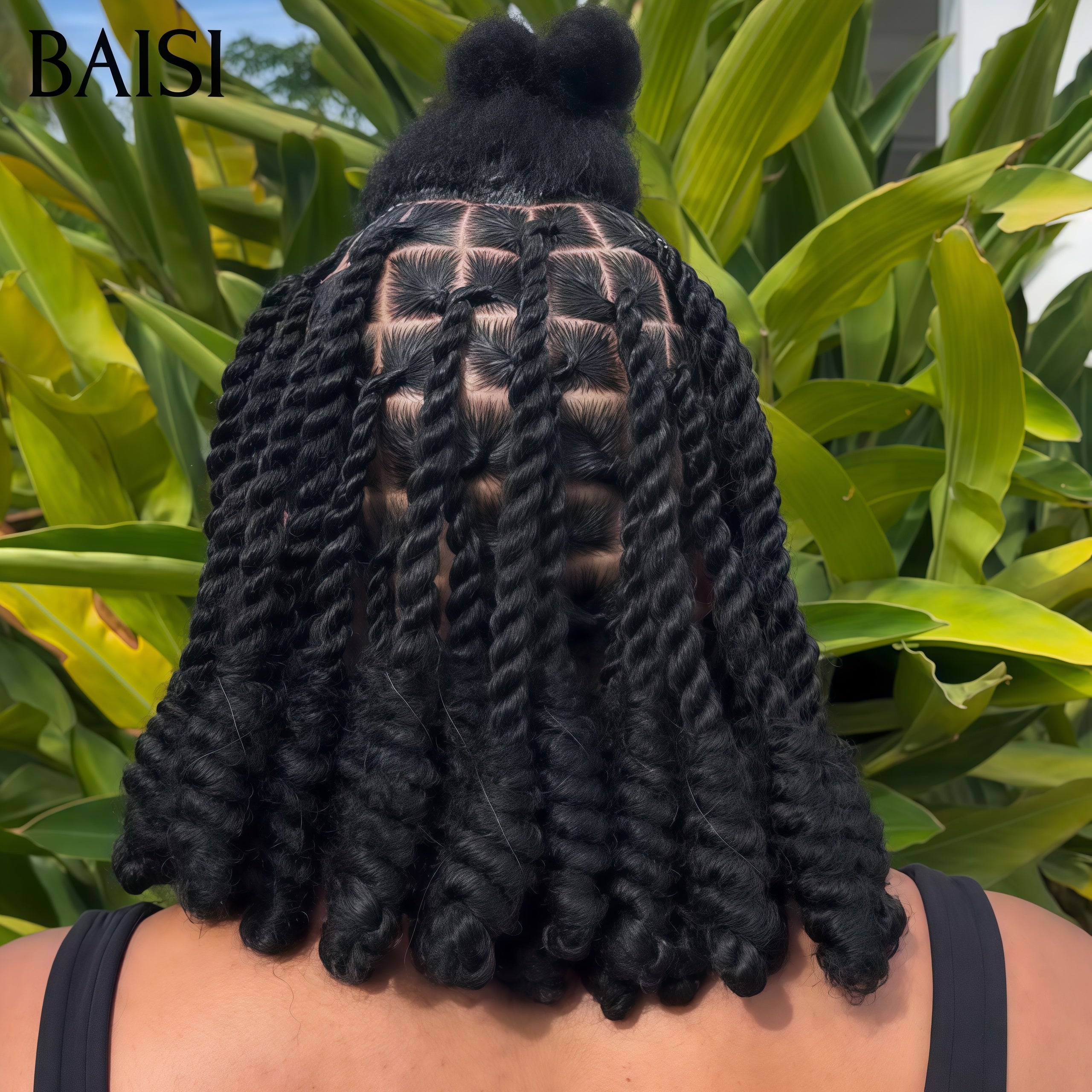 BAISI Vollspitze Kunsthaargeflecht