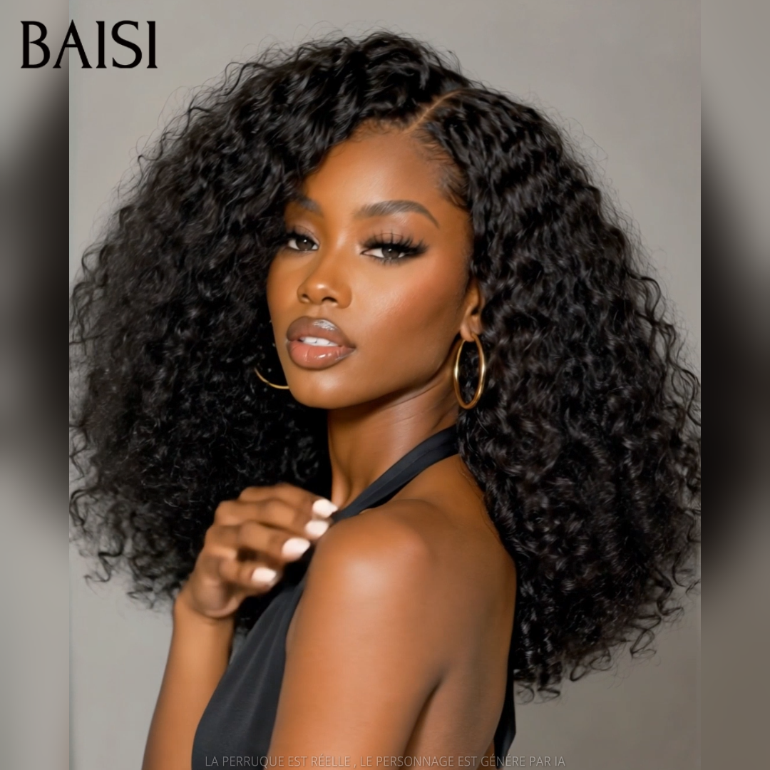 BAISI PROMO Offre spéciale 13X4 lace frontal Perruques curly wave 18 pouces 85€ Seulement en 100% vrais cheveux humains En France TVA 0€ Livraison 48H