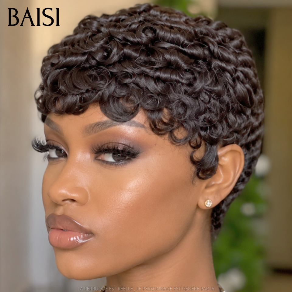 BAISI promotion 3 perruques 169€ au lieu de 269€ Trois différentes modèles, Différentes Couleurs en 100% Cheveux Humains
