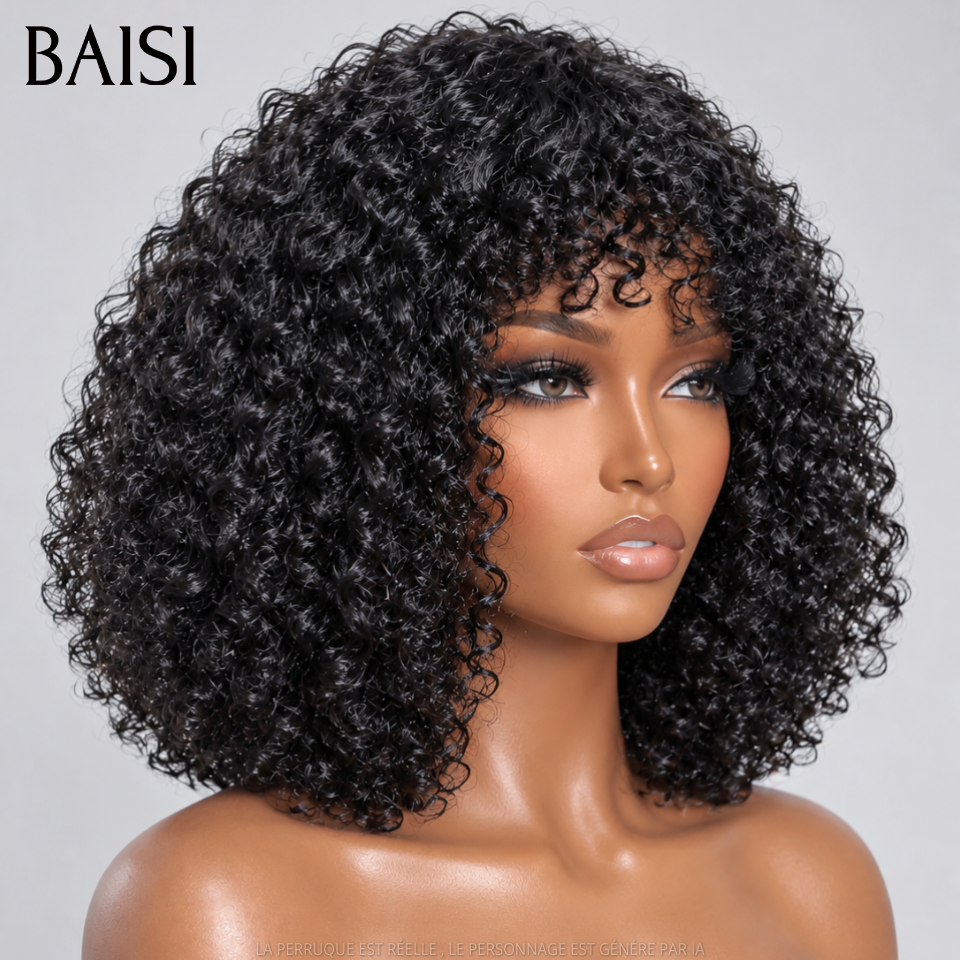 BAISI Lot de 4 Quatre Perruques Facile à Revendre en France Modèles Mélangées En 100% Cheveux humains Reçu 48H TVA 0€