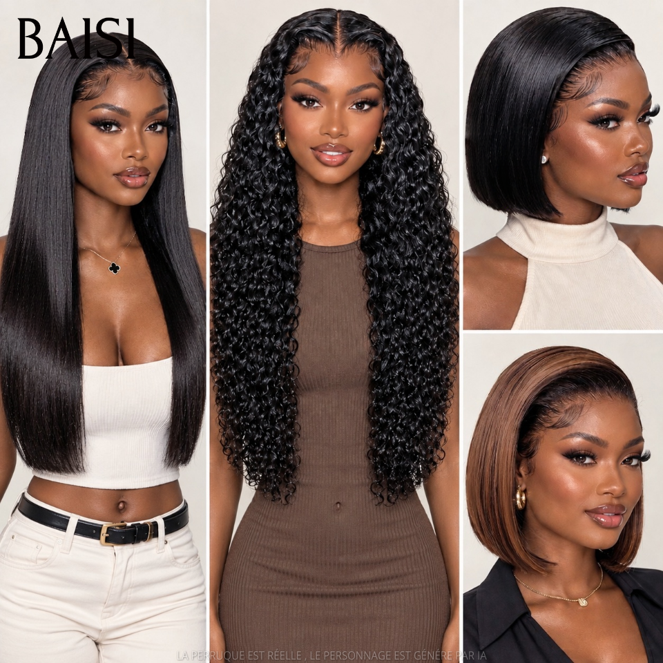 BAISI PROMO 2 Achetées + 2 Gratuites = 430€ Moitié Prix en 100% vrais cheveux humains MP50