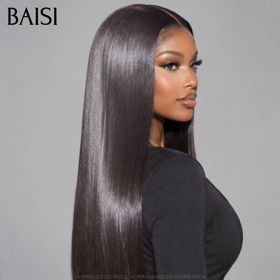 BAISI Peruca Curly Wave 14Polegadas 138€ ou 18Polegadas 198€ Cor Preto 1B# Muito Volume, Muito Boa Qualidade em 100% Cabelo humano