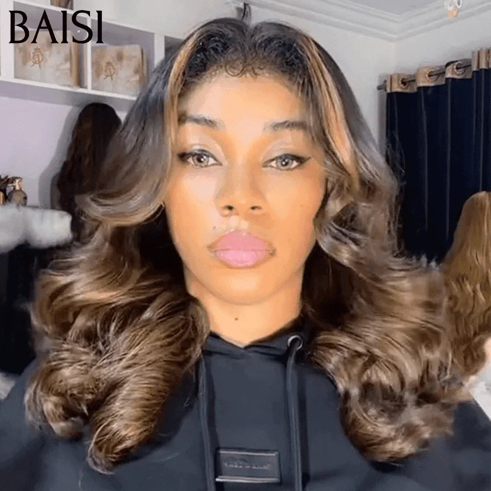 Baisi 4x4 peruca de renda encaracolado onda natural 16 polegadas 250% densidade em alta qualidade com cabelo de bebê natural 100% cabelo humano real 4c linha fina fr38