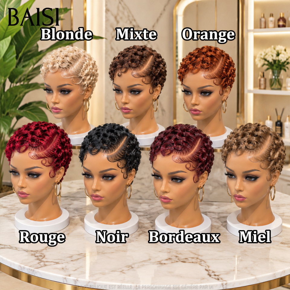 BAISI 2x6 Peluca bob de encaje y/o media melena negra lisa, cabello vietnamita 100 % liso natural, calidad impecable, 100 % satisfacción con cabello 100 % humano