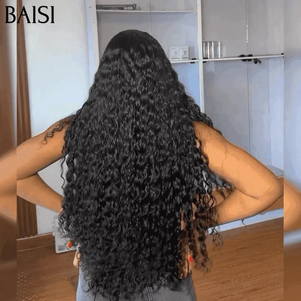 BAISI Achetez 2 perruques minimum au prix d'usine fournisseur 4X4 Perruque deep wave 20 pouces en 100% cheveux humains