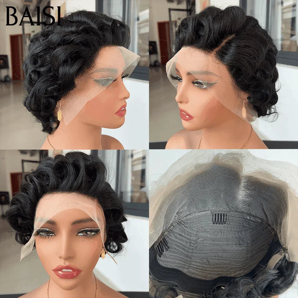 BAISI Promo Limitée 13X4 lace perruques 45€ en 100% vrais cheveux humains