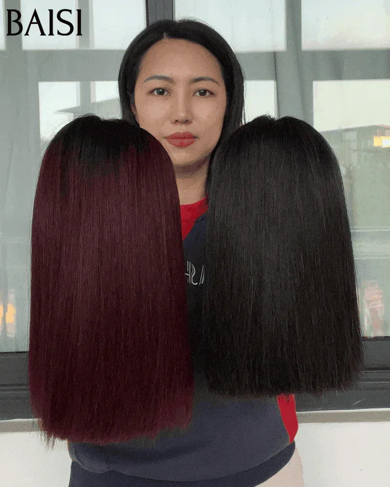 BAISI flash sale 2 wigs in 100% real human hair 188 euro (no code needed)
