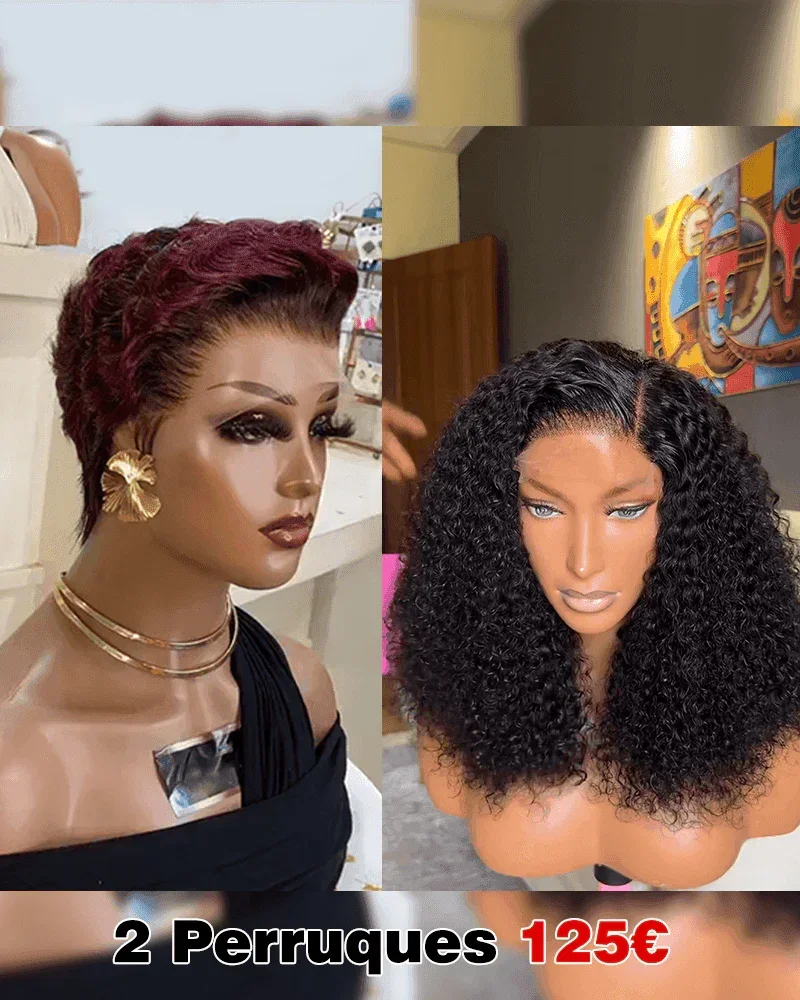 BAISI flash sale 2 wigs in 100% real human hair 188 euro (no code needed)