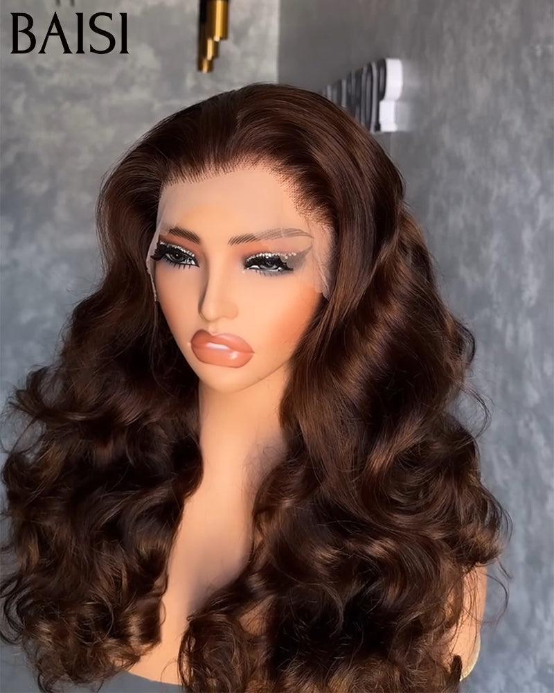 BAISI Lot de 2 perruques Pixie 120 euro ou 2 perruques 209€ 13X4 lace Body wave et 2X6 lace Lisseen 100% vrais cheveux humains  MP50