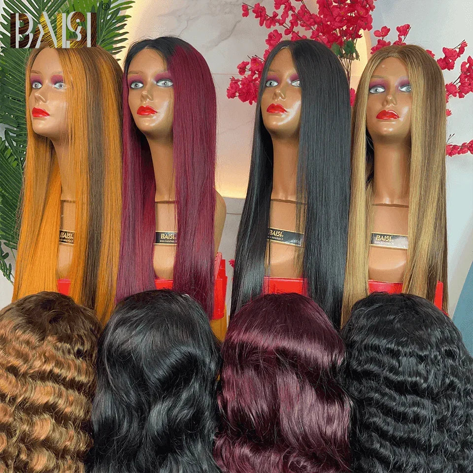 BAISI 2 Parrucche SENZA colla Onda corporea e ondulata da rivendere €275 18 pollici in capelli umani veri al 100% VIP100