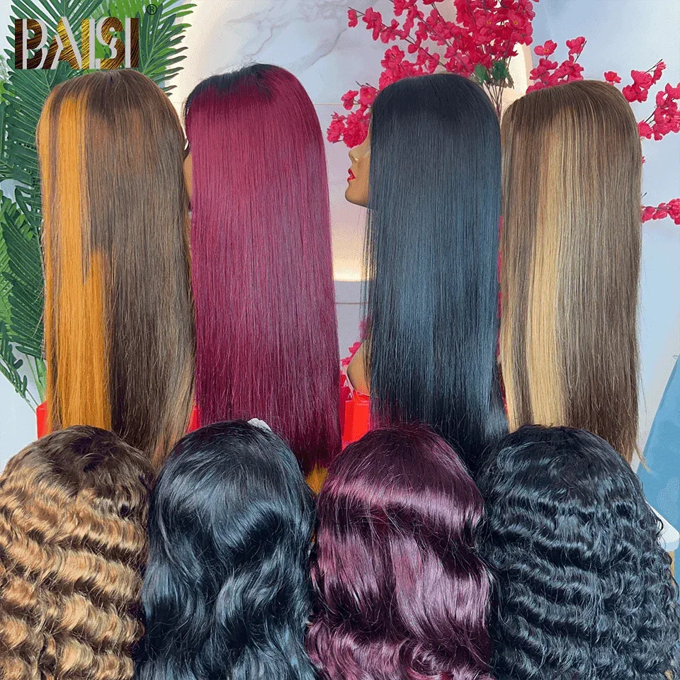 BAISI 2 Parrucche SENZA colla Onda corporea e ondulata da rivendere €275 18 pollici in capelli umani veri al 100% VIP100