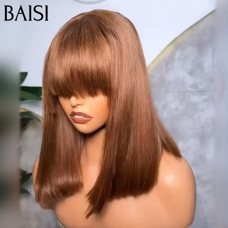 BAISI Lot De 12 Perruques Abordable 880€ En 100% Cheveux Humains Modèle personnalisé De Bonne Qualité En Promotion Code: BS65