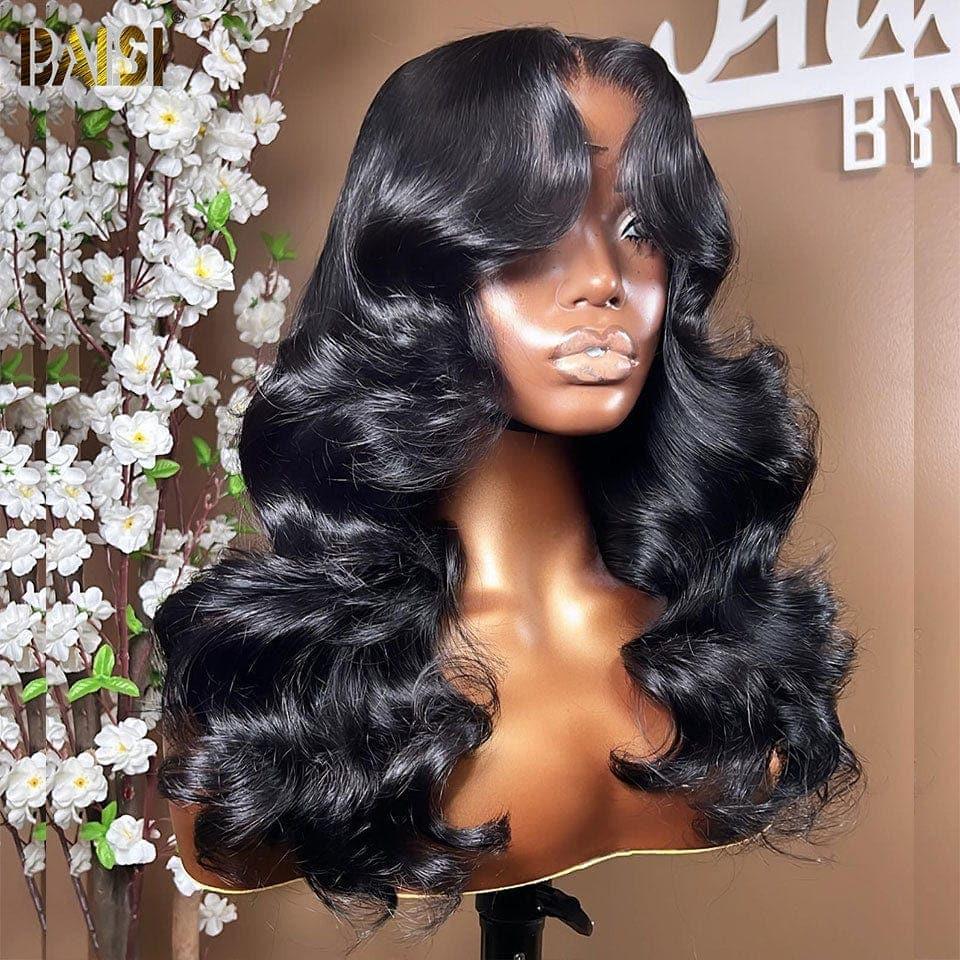 BAISI HAIR FR Body Wave 13X4 Lace Frontal Wig 360 Lace Wig 250% Haardichte 100% Echthaar