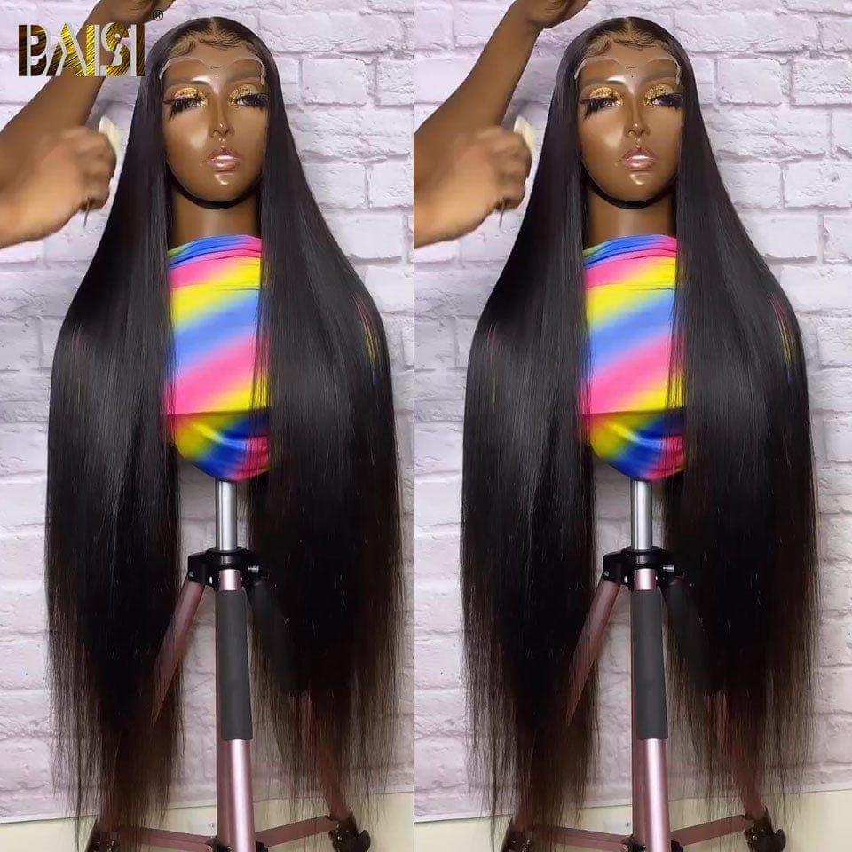 BAISI PERRUQUE LONGUE LISSE PERSONNALISÉE 250% DENSITÉ 40 POUCES