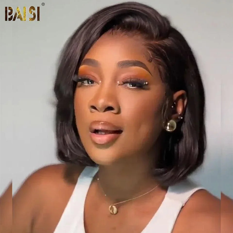 Pixie Frontale 13x4 lace tranparente 8 Pouce lisse Noir naturel 78€ D