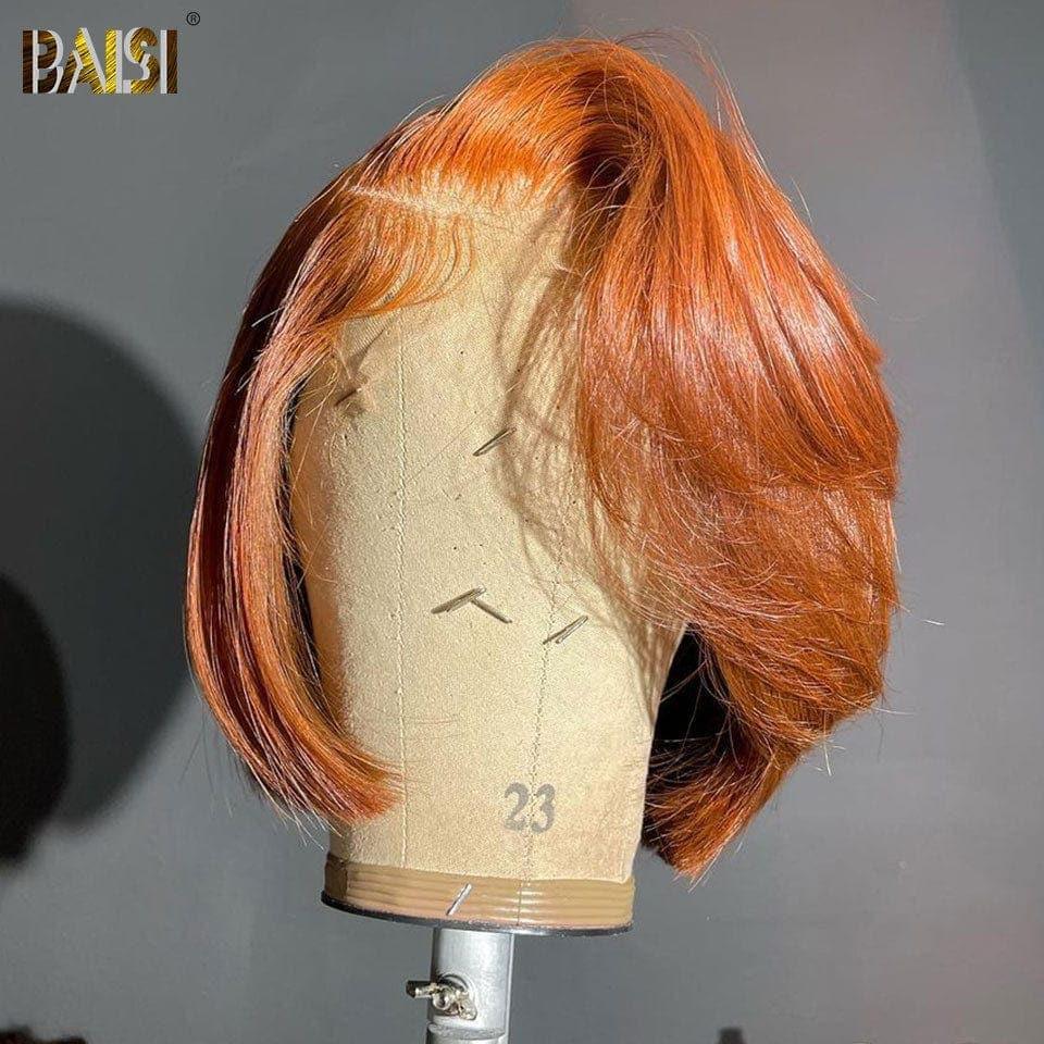 BAISI Pixie Frontale 13x4 lace tranparente 8 Pouce Prix en Promo 68€ finger wave couleurs Marron