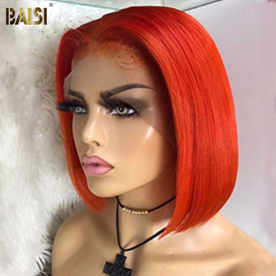 BAISI Achetez 1 + 1 Gratuite = 156€ 4x4 lace water wave 2 couleur ou 6 Perruques Soldes 496€ en 100% vrais cheveux humains