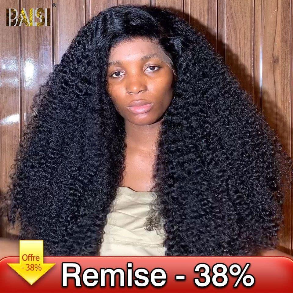 BAISI 13X4 Perruques de Luxe Curly volume 20 Pouces 179€ 350% densité  A1 Fabriquées par les cheveux double drawn mèches vièges plus de 20 ans d' utilisations code : FR38