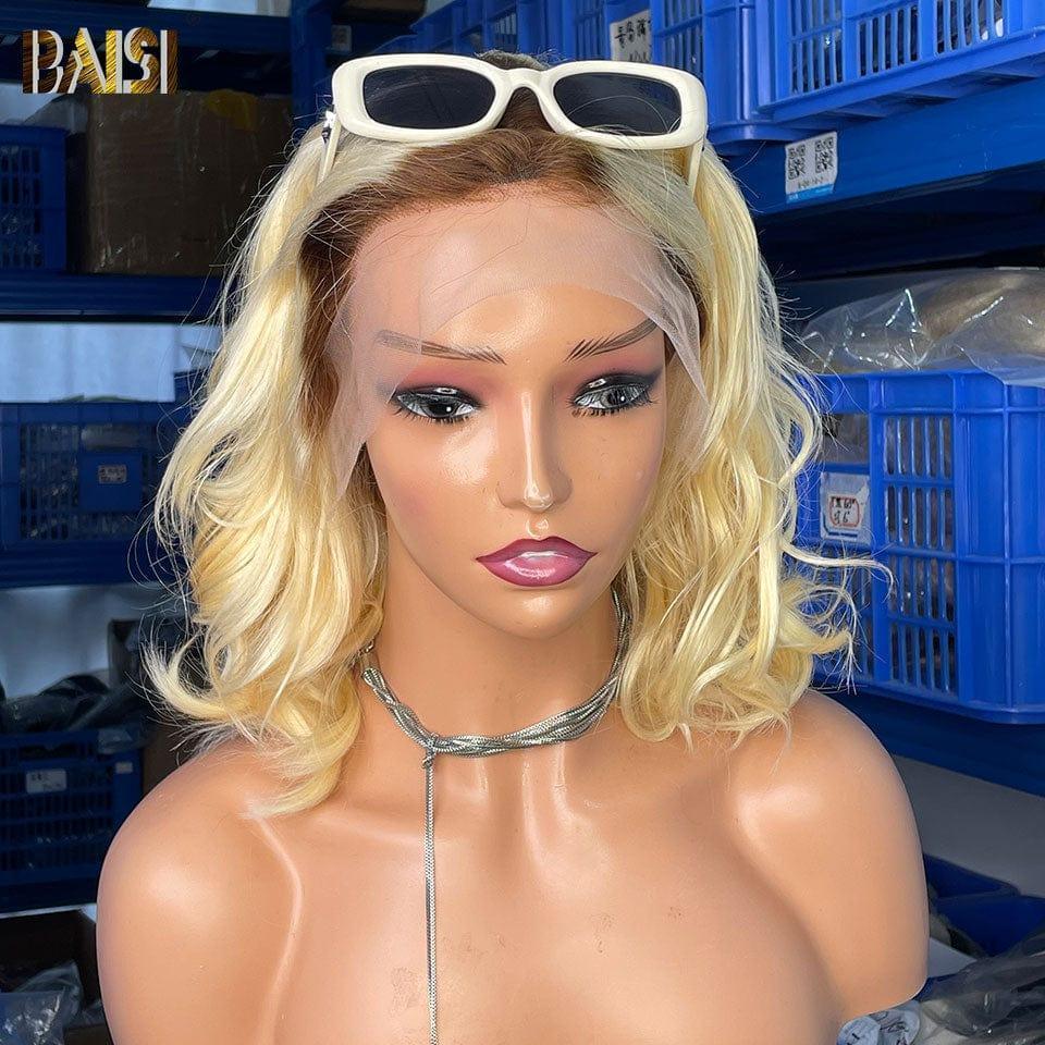 BAISI 13x4 Peruca Frontal cachos grandes 12 polegadas 4 Cores Vietnam Cabelo 300% densidade mais de 20 anos de uso FR20