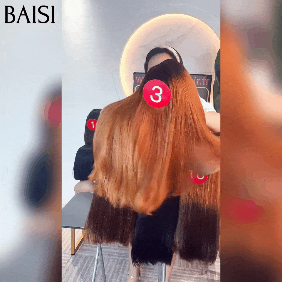 BAISI Parrucche 4 Parrucche da rivendere €599 4 colori diversi in capelli veri al 100% CODICE: VIP100