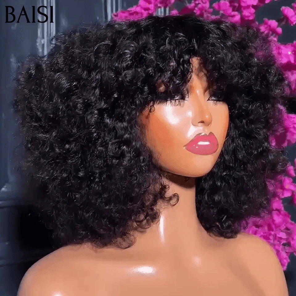 BAISI Set of 3 wigs 229€ and 6 Affordable Wigs 275 Euro In 100% Human Hair B code: FR20