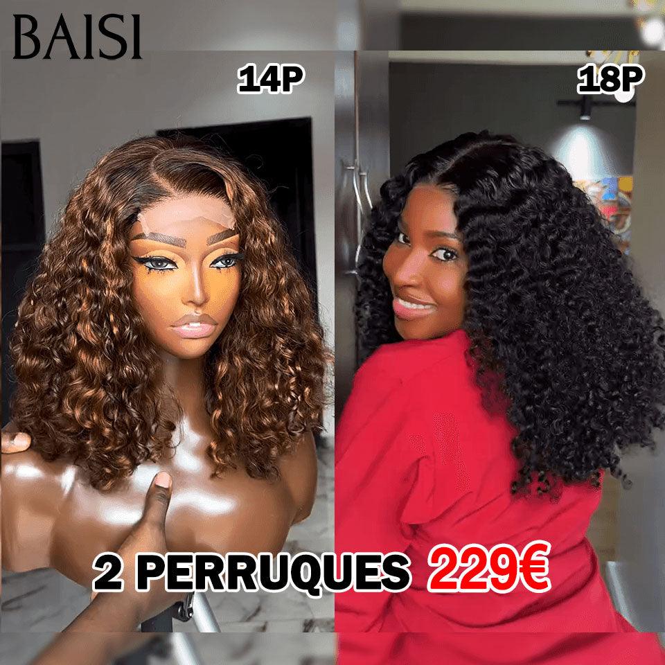 BAISI flash sale 2 wigs in 100% real human hair 188 euro (no code needed)