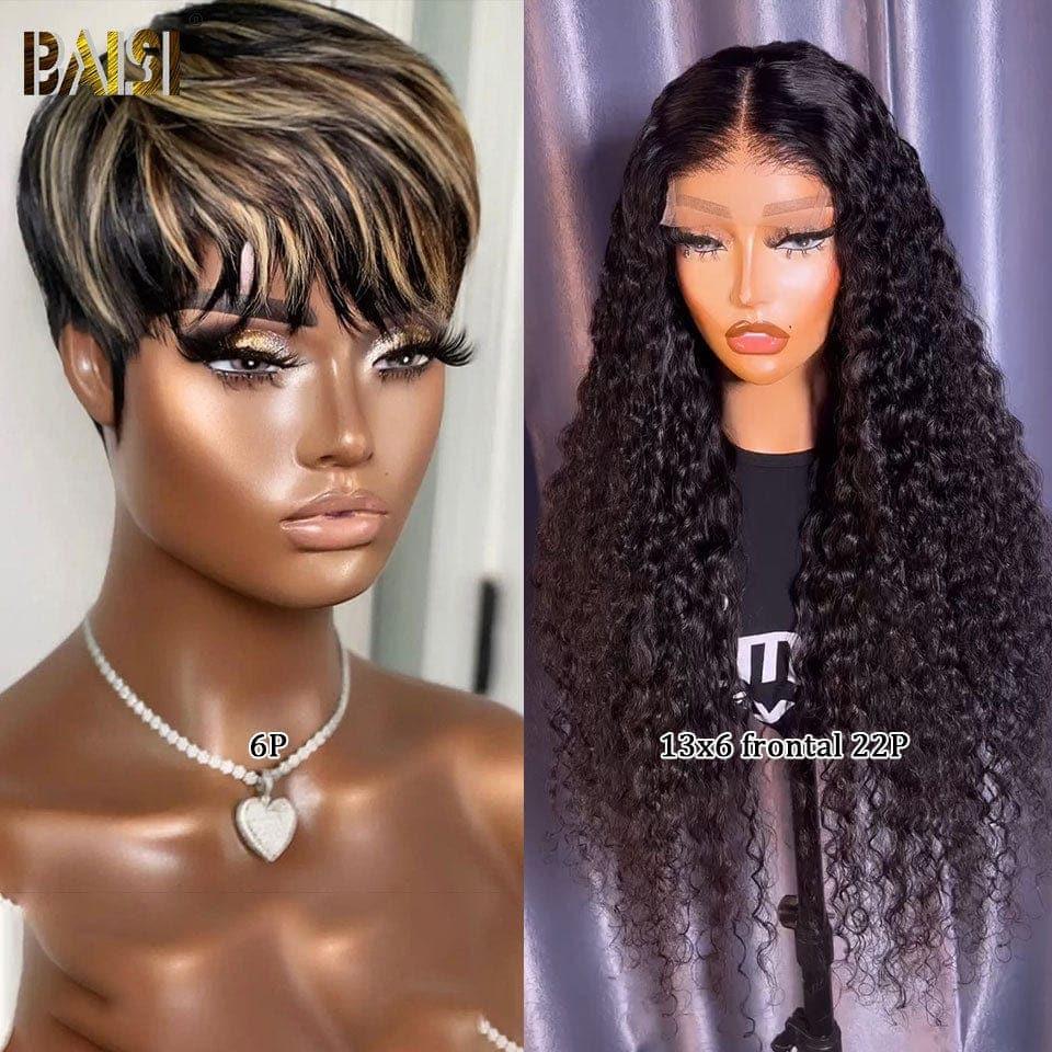 BAISI 1 Acheté + 1 Gratuits = 190€ ou pixie 99J# 69€ en 100% vrais cheveux humains