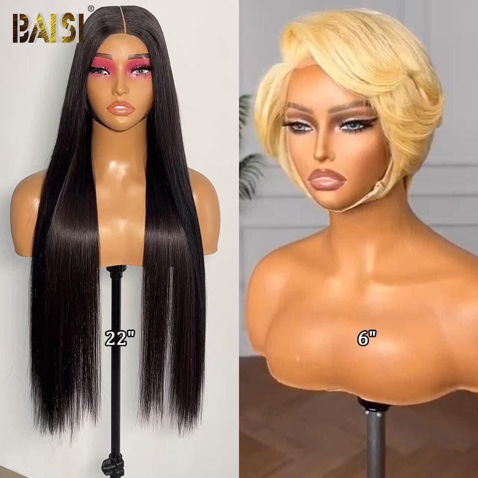 BAISI Achetez 1 + 1 Gratuite = 269€ 13X4 lace lisse 24 pouces ou 1 Acheté + 1 Gratuits = 249€ en 100% vrais cheveux humains