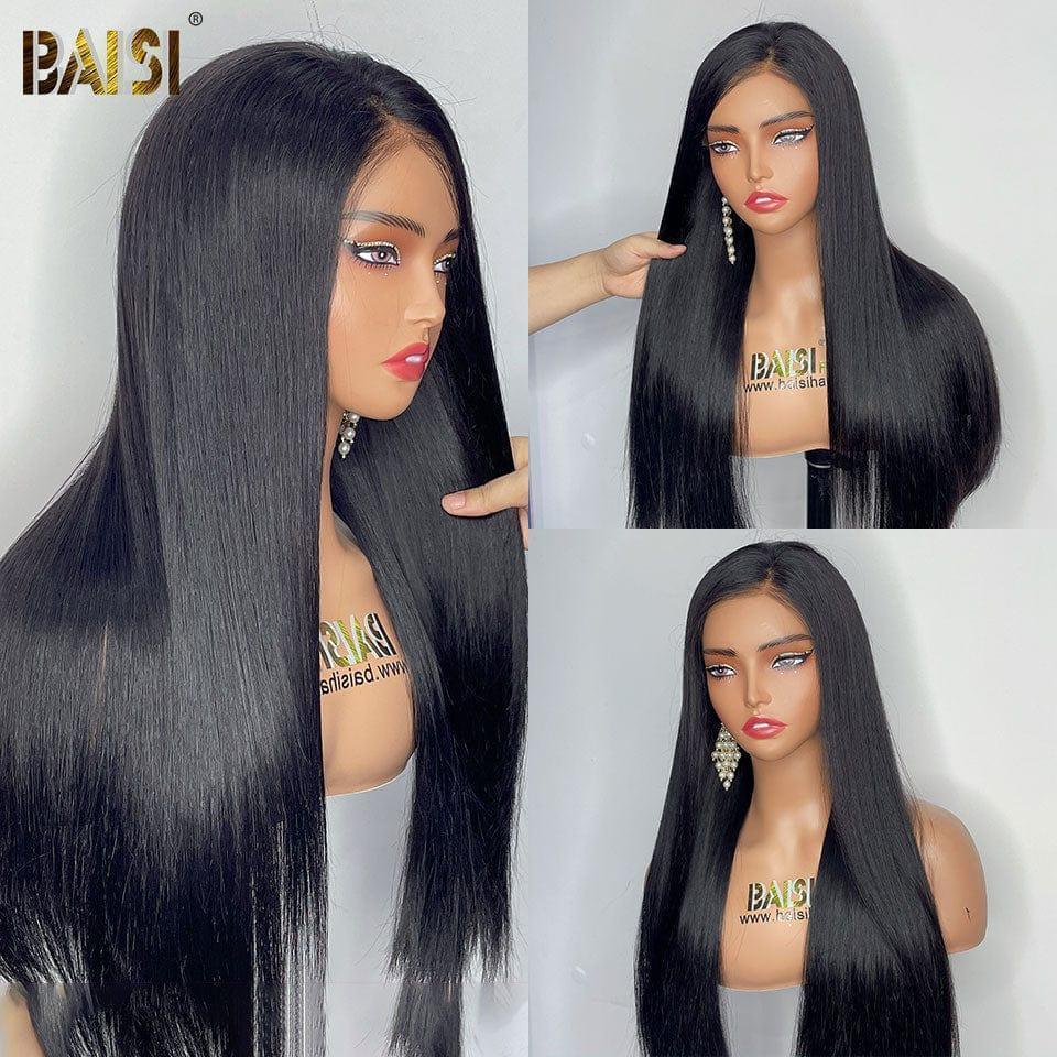 BAISI Achetez 1 + 1 Gratuite = 269€ 13X4 lace lisse 24 pouces ou 1 Acheté + 1 Gratuits = 249€ en 100% vrais cheveux humains